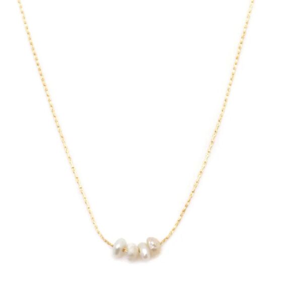 Salty Cali 16" Oceans Whisper Pearl Necklace Retail: $42 - Picture 2 of 4